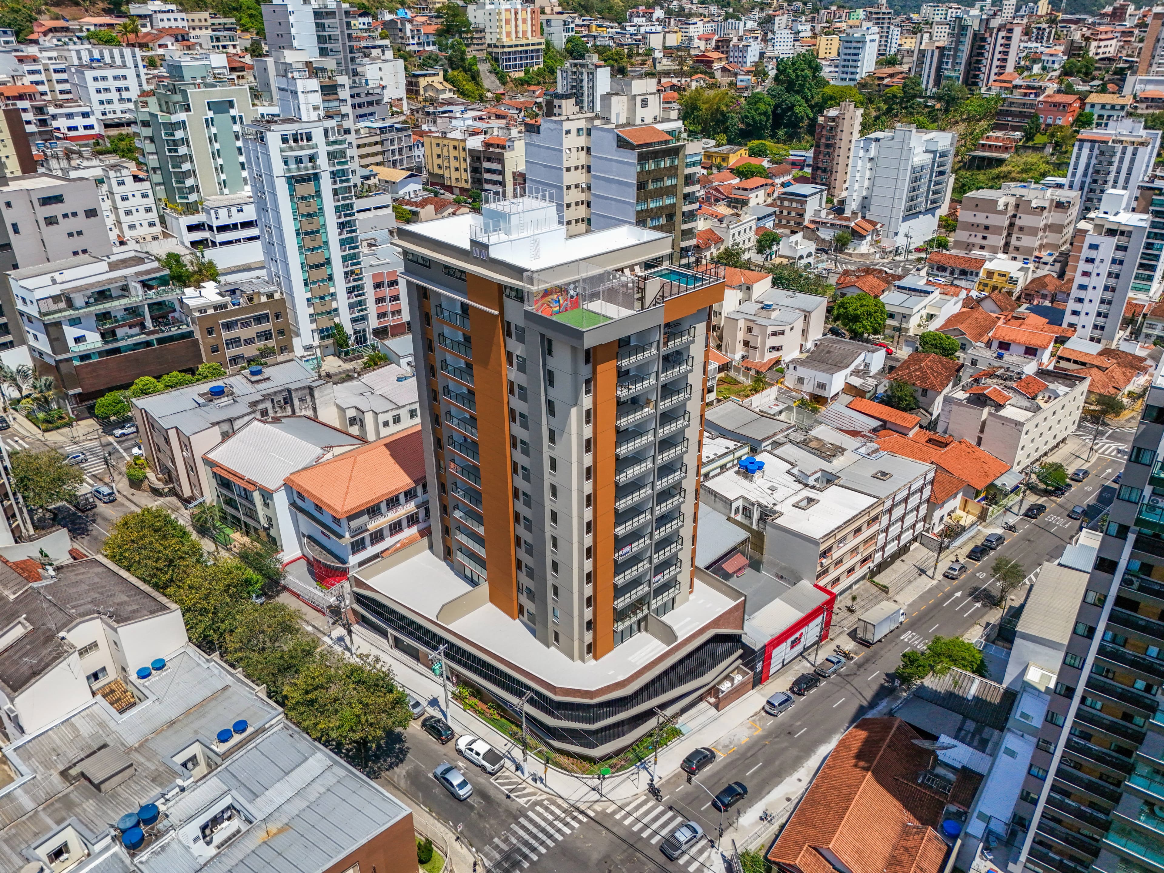 Vista aérea (drone) - obra pronta