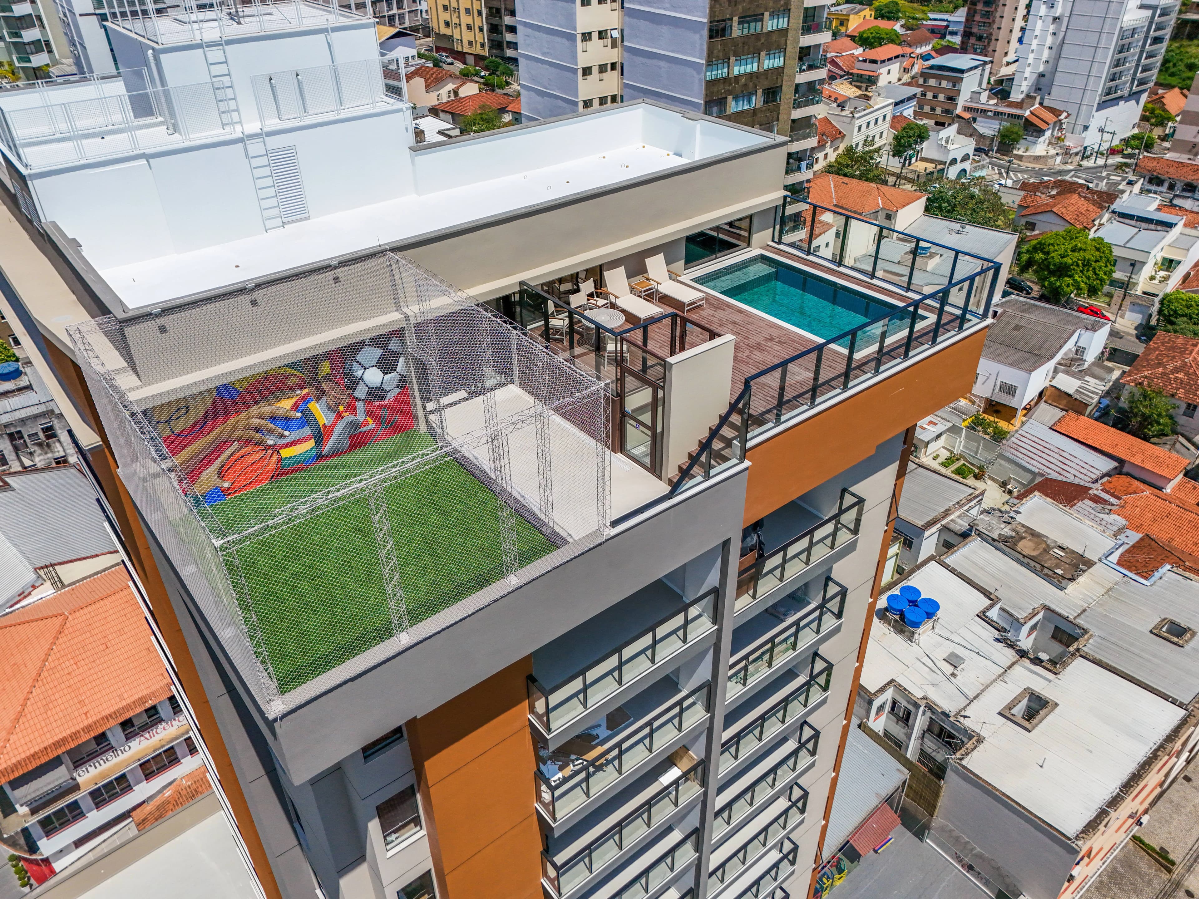 Vista aérea (drone) - obra pronta