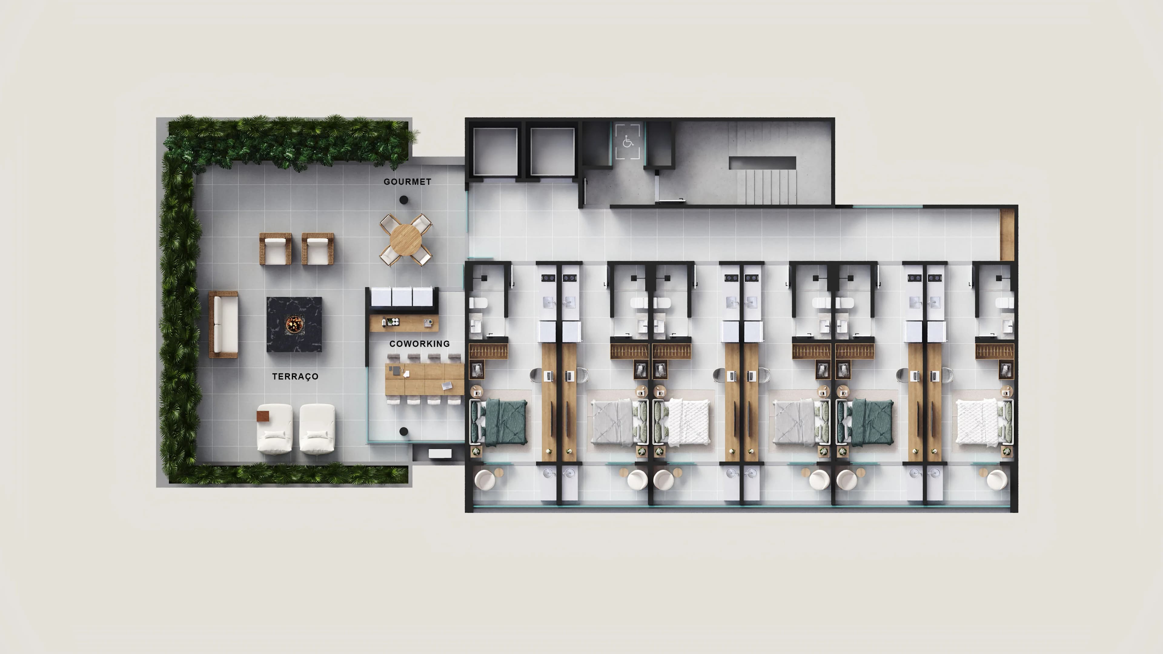 Studio 1105 no 11º andar, Lateral - São Mateus