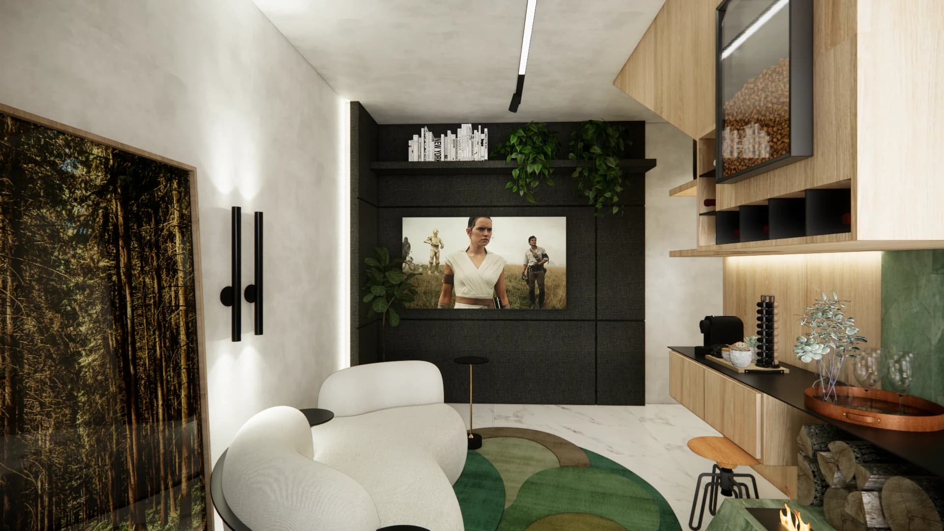 Projeto interior - cobertura
